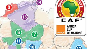 As seleções da Taça das Nações Africanas