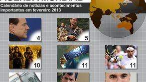 Agenda mundial de fevereiro (interativa)