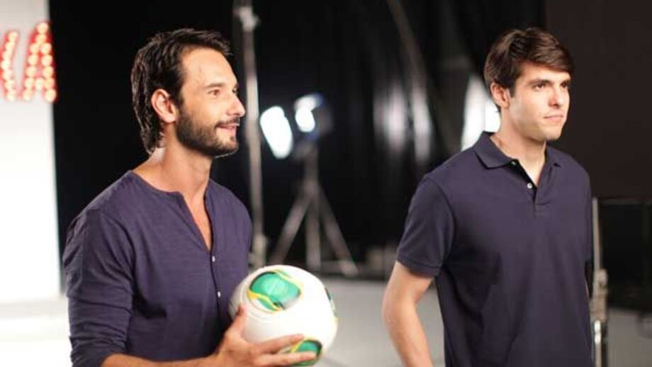 Kaká e Rodrigo Santoro juntos em publicidade
