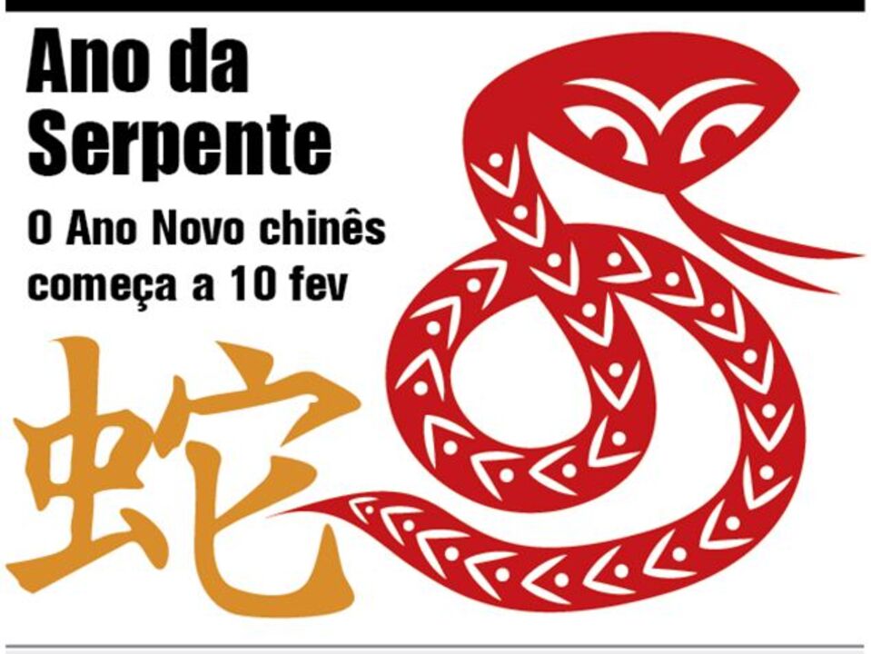 Ano da serpente tem início a 10 de fevereiro
