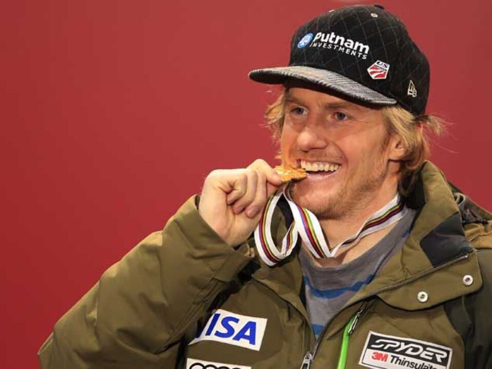 Esqui Alpino: Ted Ligety arrecada ouro no slalom gigante 