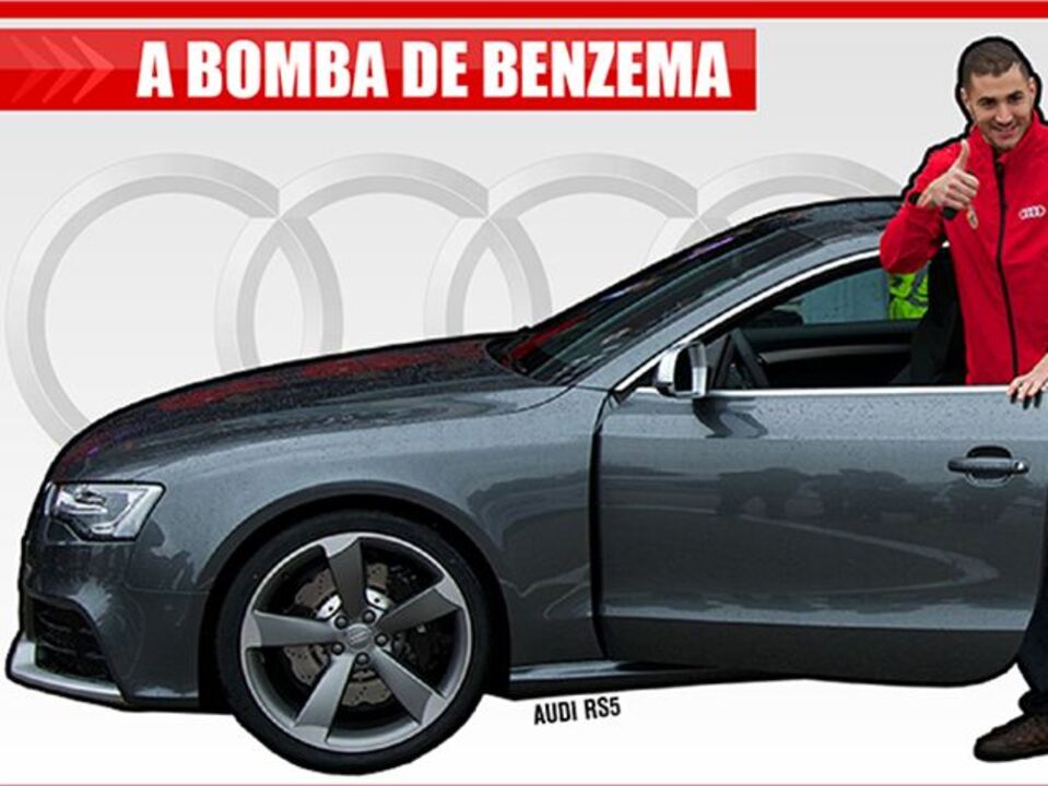 Foi neste carro que Benzema foi apanhado a 216 km/h