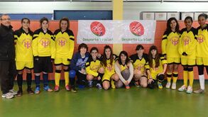 Concentração de futsal feminino no Barreiro