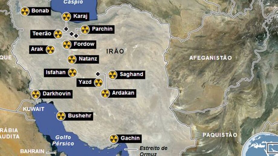 As instalações nucleares do Irão (interativa)