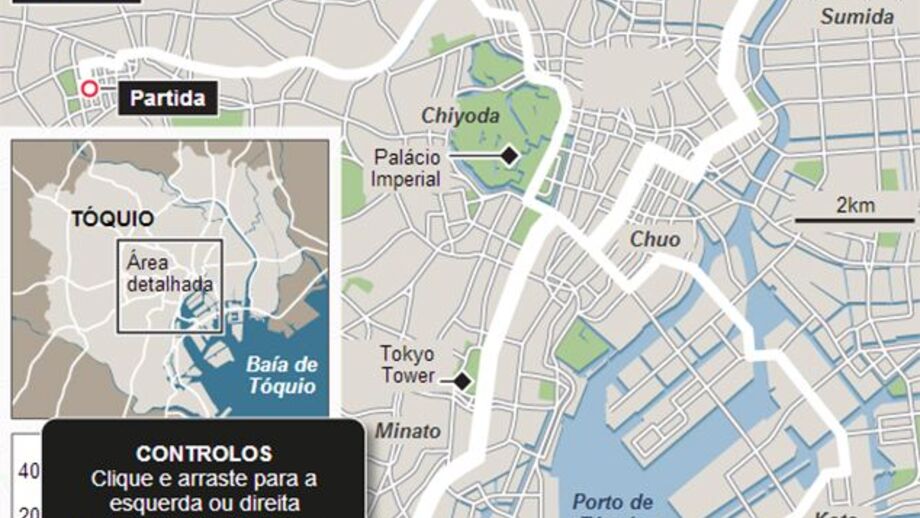 Tóquio na elite das maratonas mundiais (interativa)