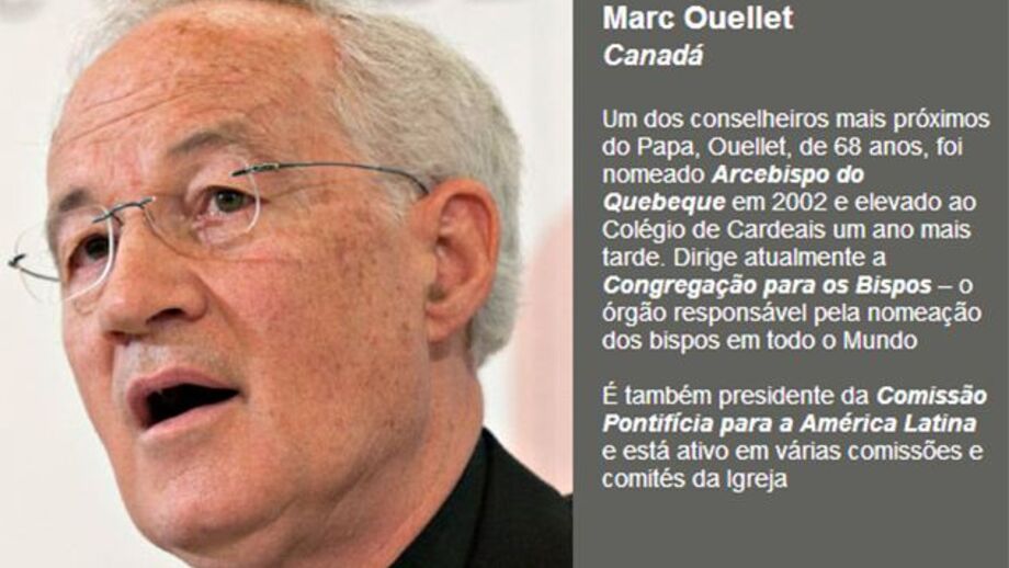 Os possíveis sucessores papais (interativa)