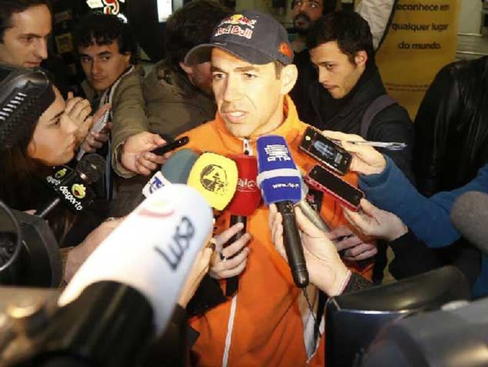 Ruben Faria na equipa oficial da KTM 