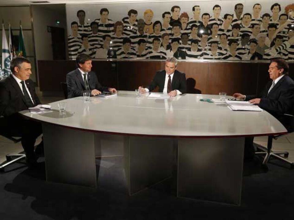 O debate entre os candidatos, em direto