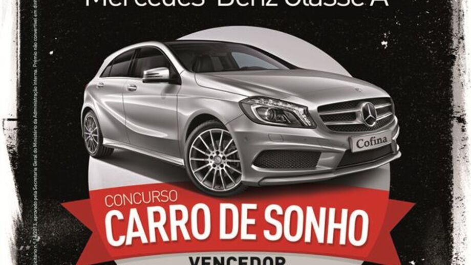 Vencedor concurso Carro de Sonho