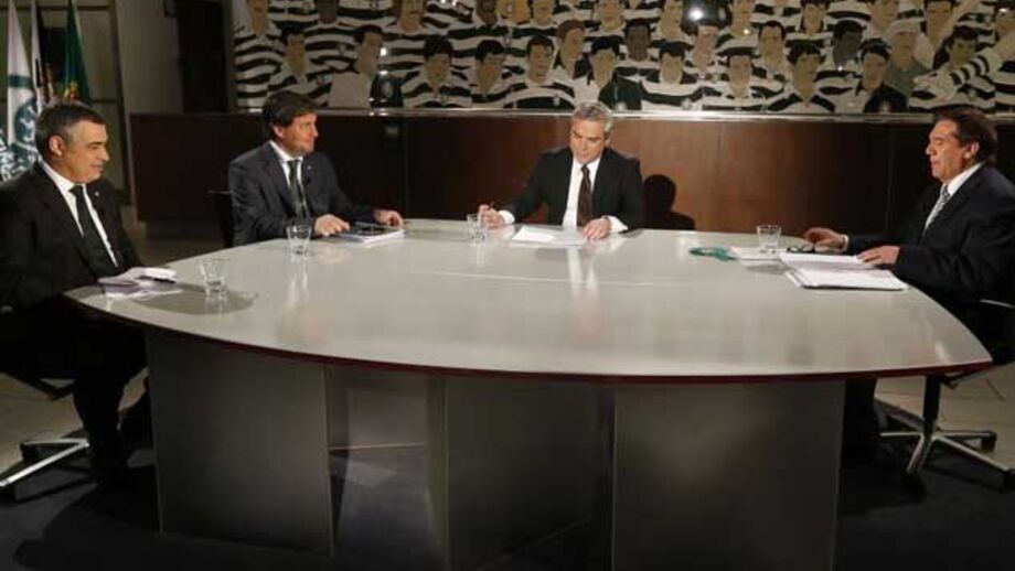 O debate entre os candidatos, em direto