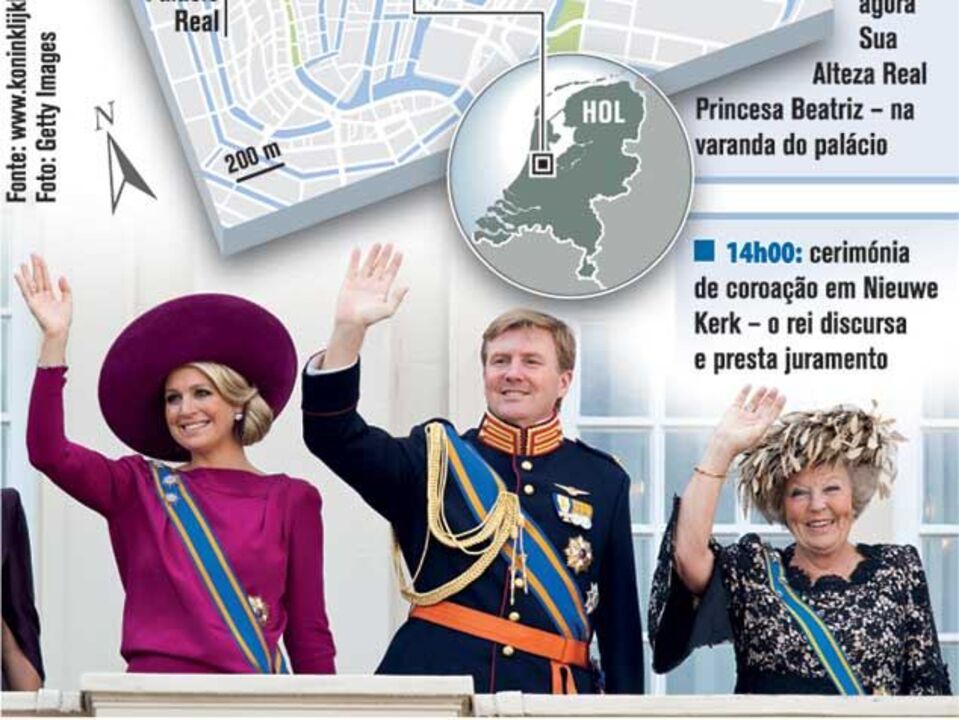 Holanda saúda primeiro rei num século