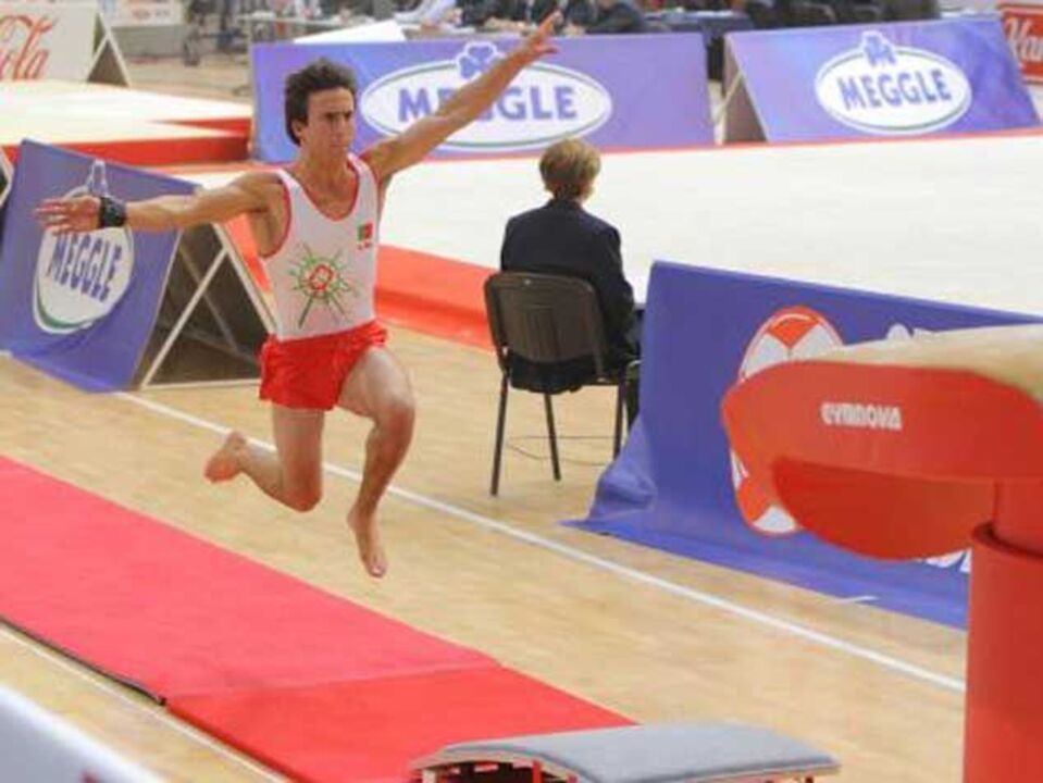 Ginástica artística: Luís Araújo na final de saltos