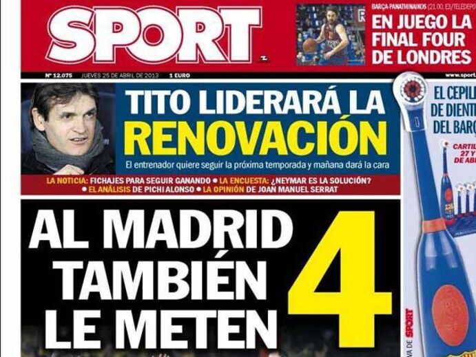 Imprensa destaca pesadelo merengue