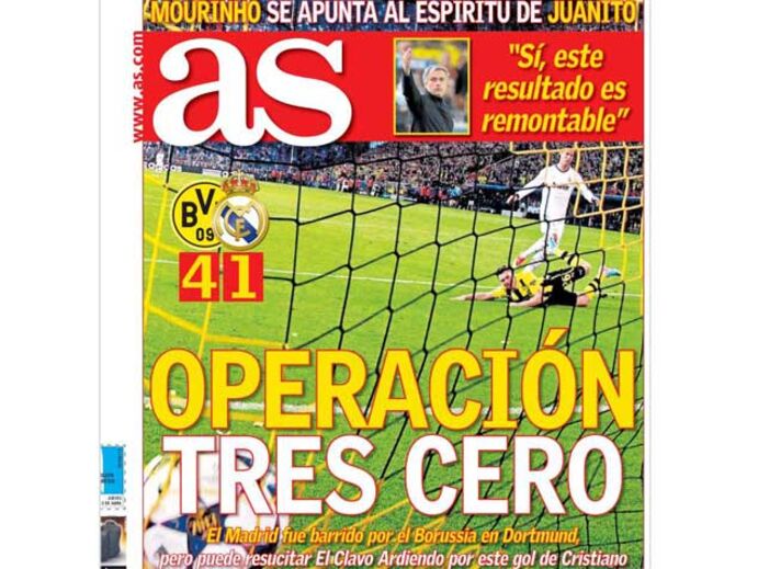 Imprensa destaca pesadelo merengue