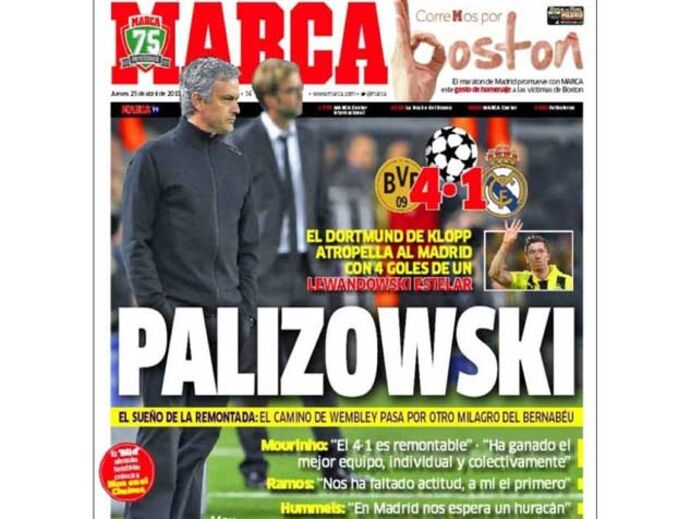 Imprensa destaca pesadelo merengue