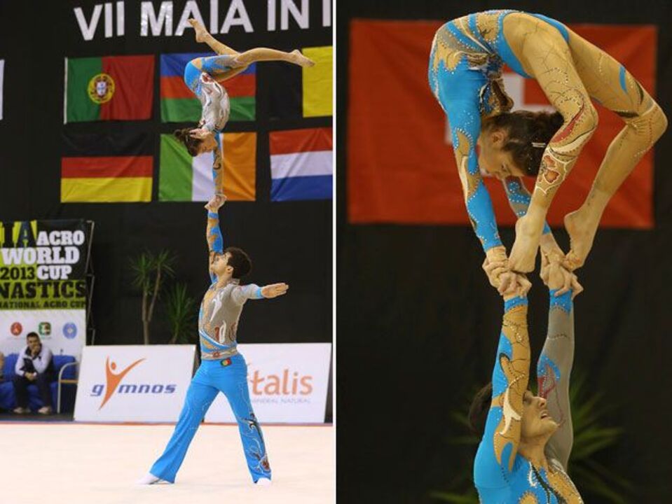 Ginástica: Par misto português faz história