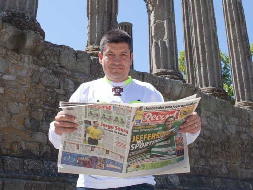 Gonçalo Brálio: «Morri na praia como o Benfica»