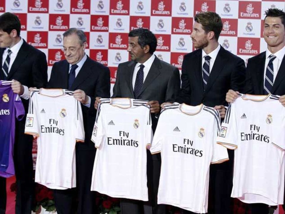 Estrelas do Real Madrid exibem novo equipamento