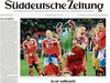 Imprensa alemã agradece a Bayern e Borussia 