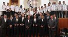 Equipa recebida na Câmara de Guimarães