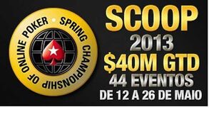 SCOOP 2013 garantem 40 milhões de dólares de prémios