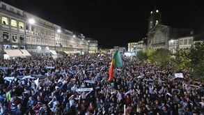 Milhares festejam com a equipa em Guimarães