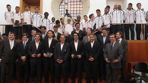 Equipa recebida na Câmara de Guimarães