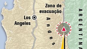 Erupção iminente do vulcão Copahue