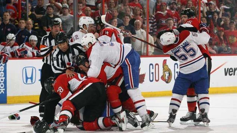 NHL: Senators arrasam em dérbi canadiano escaldante