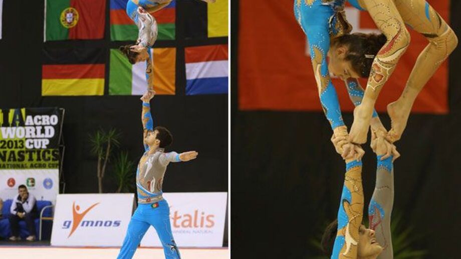 Ginástica: Par misto português faz história