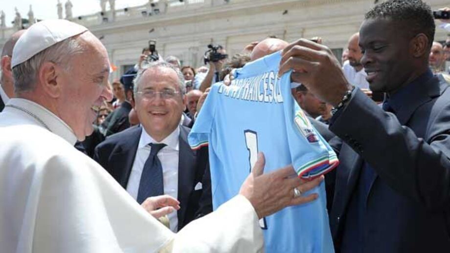 Papa colecionava camisolas de futebol