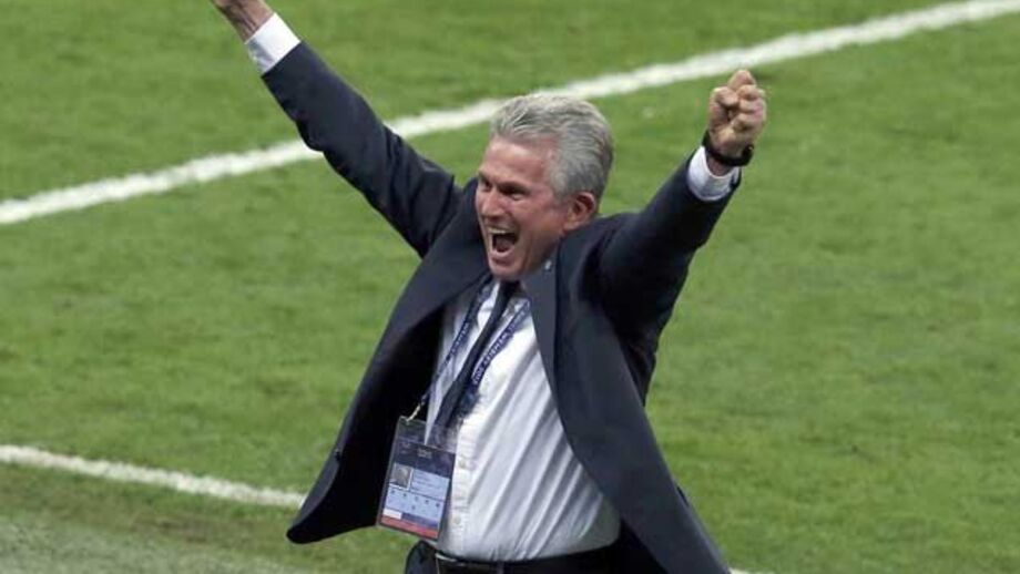 Heynckes ao lado de Mourinho