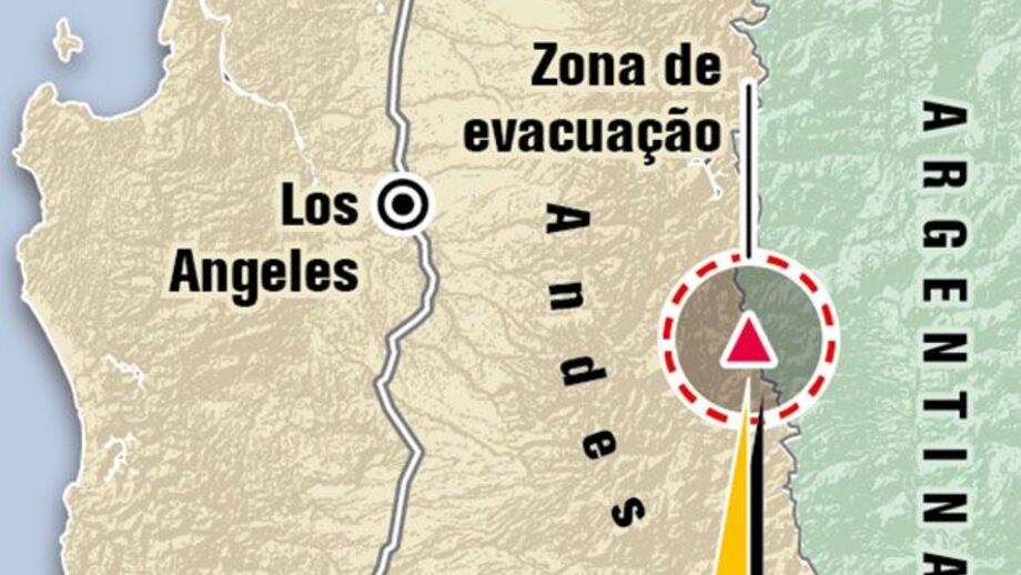 Erupção iminente do vulcão Copahue