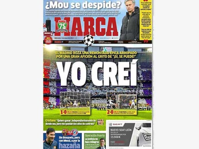 Fracasso merengue na imprensa europeia