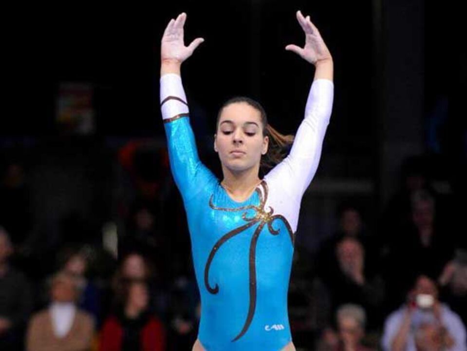 Ginástica: Filipa Martins 6.ª em Anadia