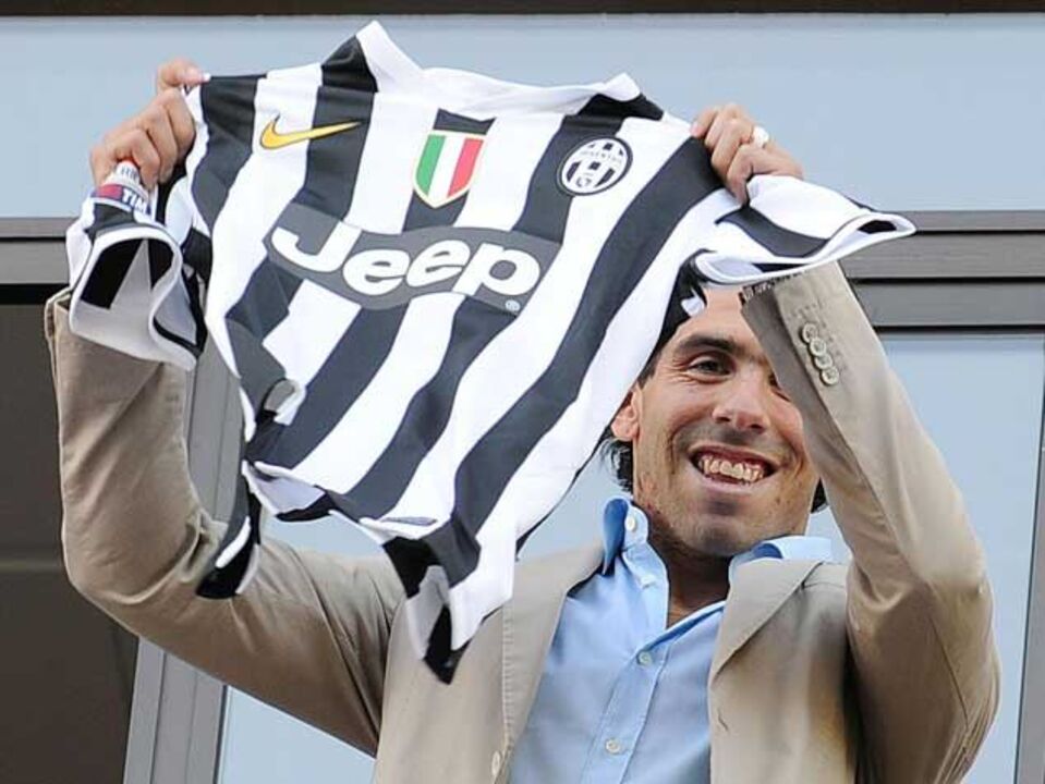 Tévez na Juventus para envergar 10 de Del Piero