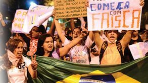 Aumentam os protestos no Brasil