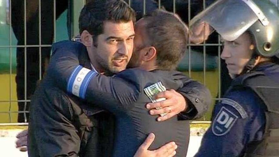 Aquele abraço entre campeões