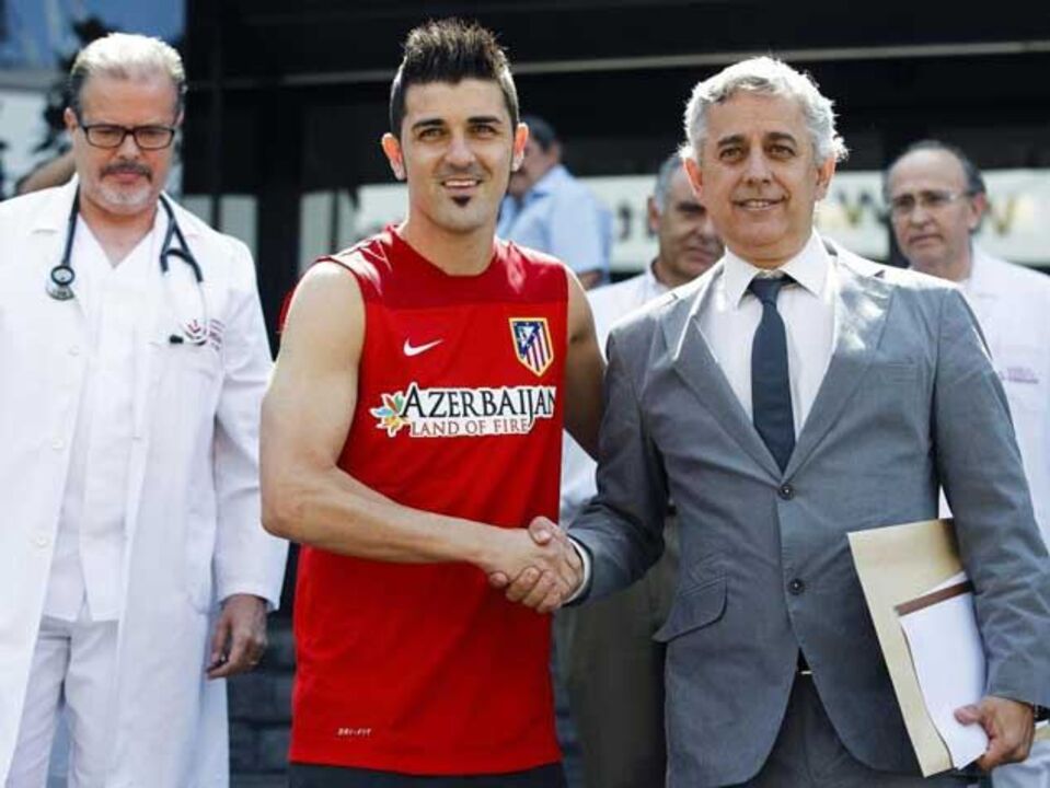 David Villa: «Quero fazer do At. Madrid um clube maior»