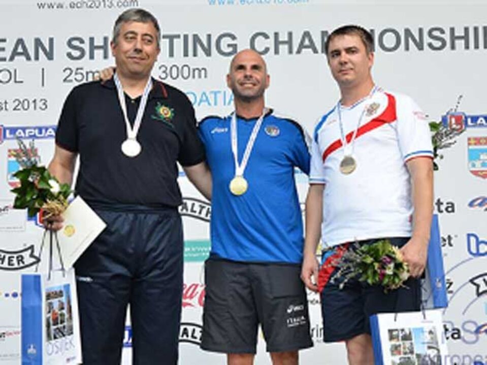 Tiro: João Costa de prata nos 50m nos Europeus 