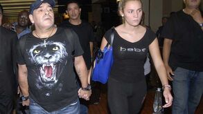 Diego Maradona à espera do 6.º filho