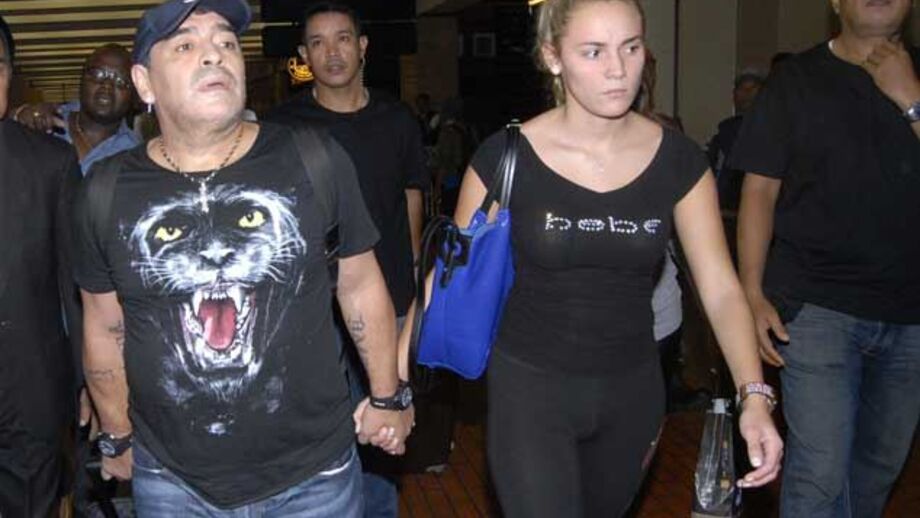 Diego Maradona à espera do 6.º filho
