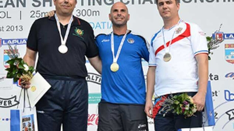 Tiro: João Costa de prata nos 50m nos Europeus 