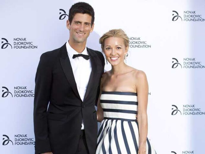 Novak Djokovic solidário