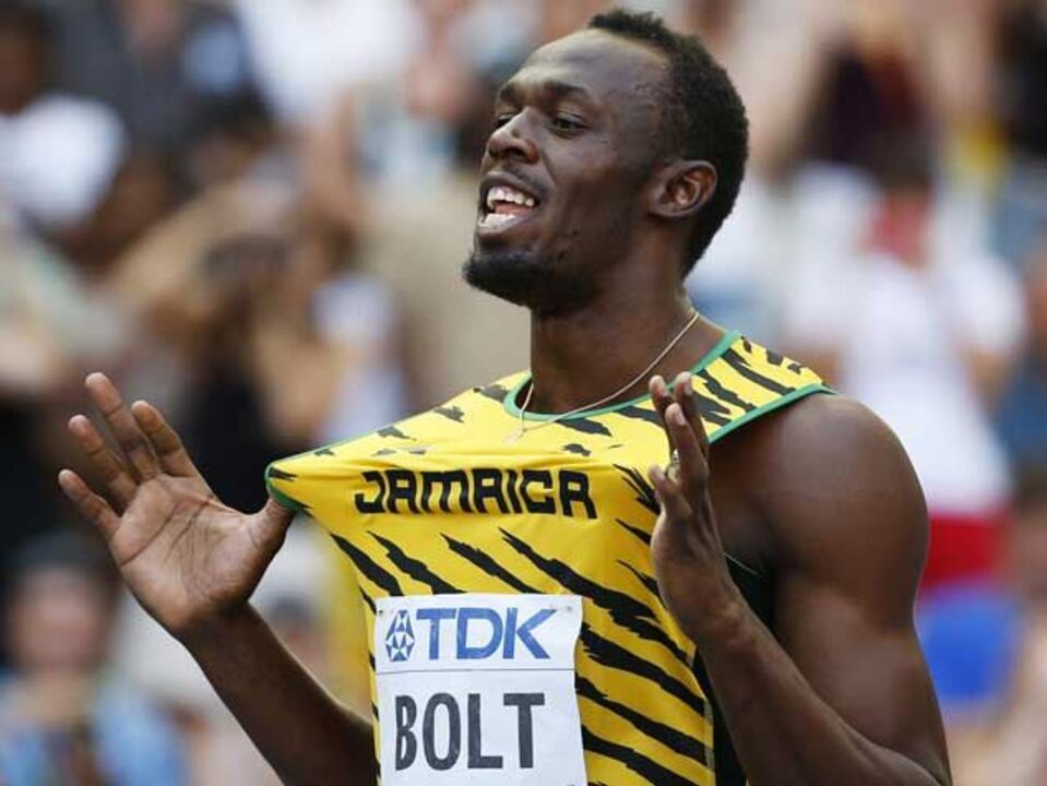 Usain Bolt campeão mundial dos 100m