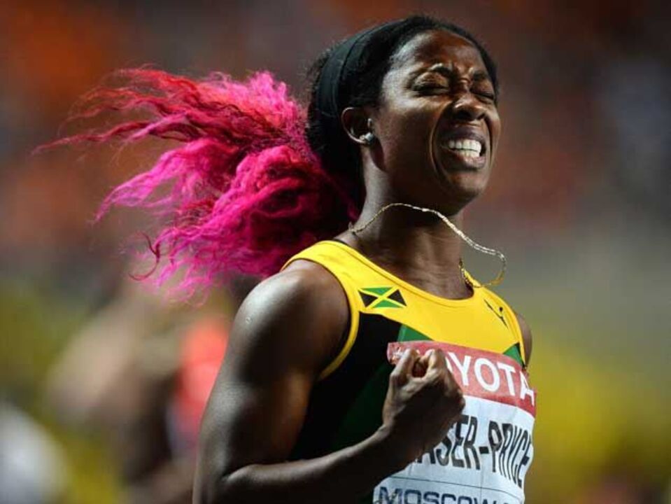 Shelly-Ann campeã mundial dos 100m