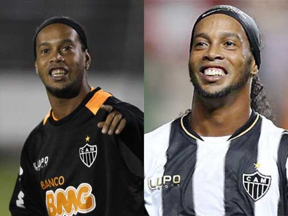 Novo look de Ronaldinho dá que falar