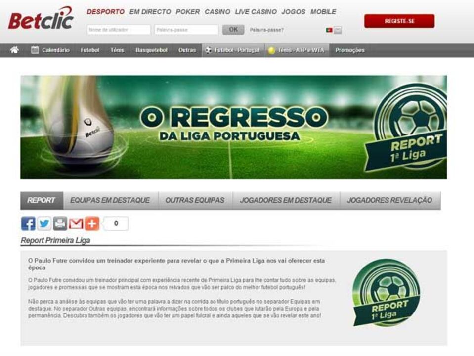 Betclic com análise extensa da nova temporada