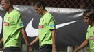 Ronaldo, Pepe, Coentrão e Alves falham primeiro treino