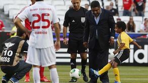 Eusébio levou os netos